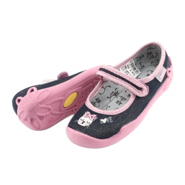 Befado children's shoes 114X352 navy blue pink grey 5