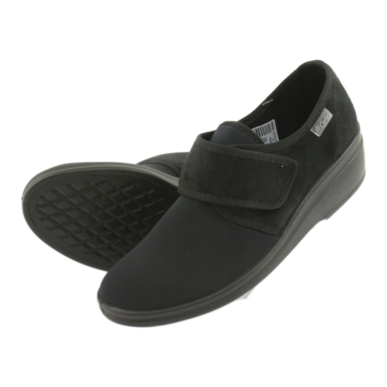 DR.ORTO Befado women's slippers with Velcro, pu 033D002, black 4 DR.ORTO Befado women's slippers with Velcro, pu 033D002, black 4