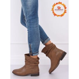 Brown Women's brown boots 1127-PA Khaki 1
