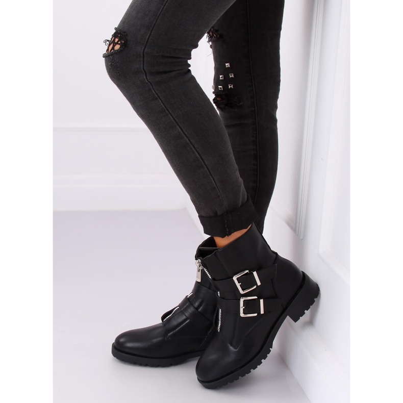Military black boots 688-A14 Black 2 Military black boots 688-A14 Black 2