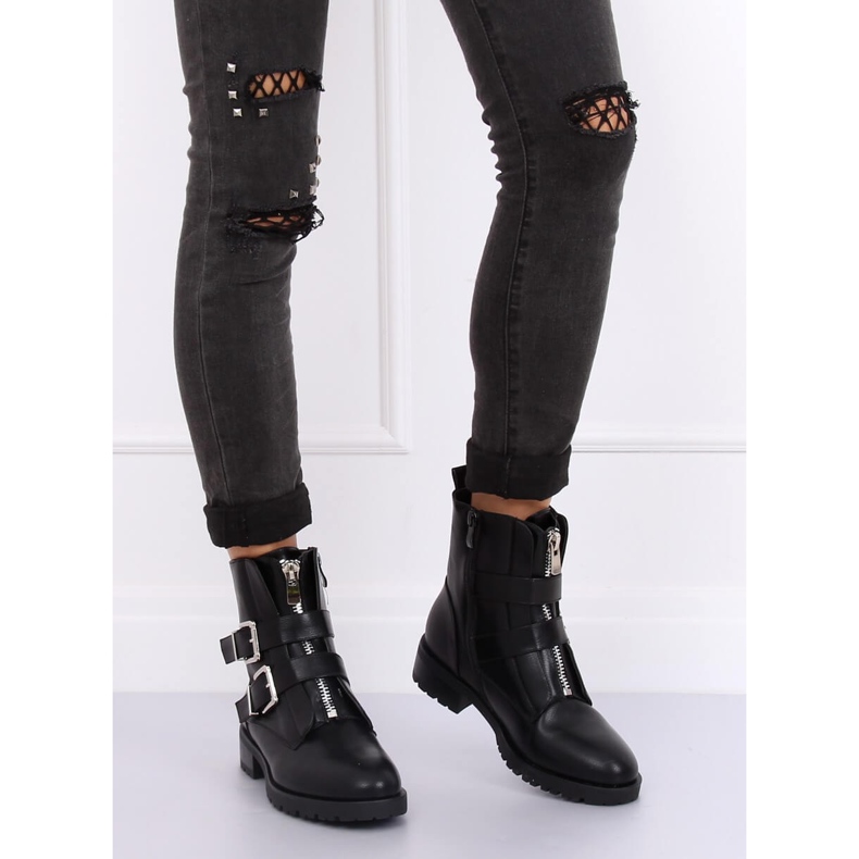 Military black boots 688-A14 Black 1 Military black boots 688-A14 Black 1