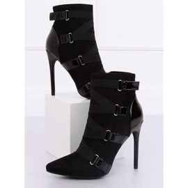 Black Boots on a pin black BKKX1150 Black 1