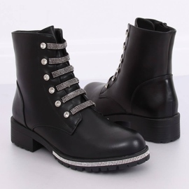 Black military boots CH1818-1 Black 1