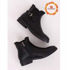 Black Chelsea boots for women HFN-2279 Black 1