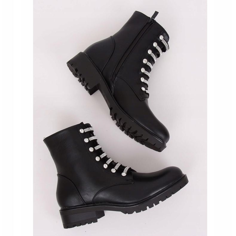 Black military boots NC876 Black 1 Black military boots NC876 Black 1