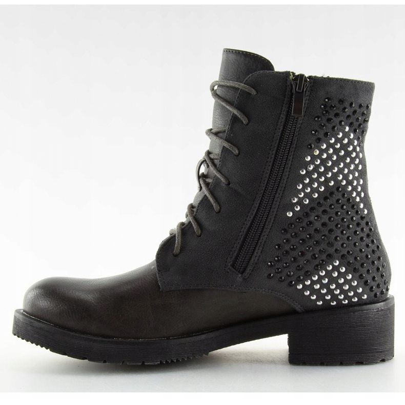 Gray women's boots gray FC-H65 Gray grey 1