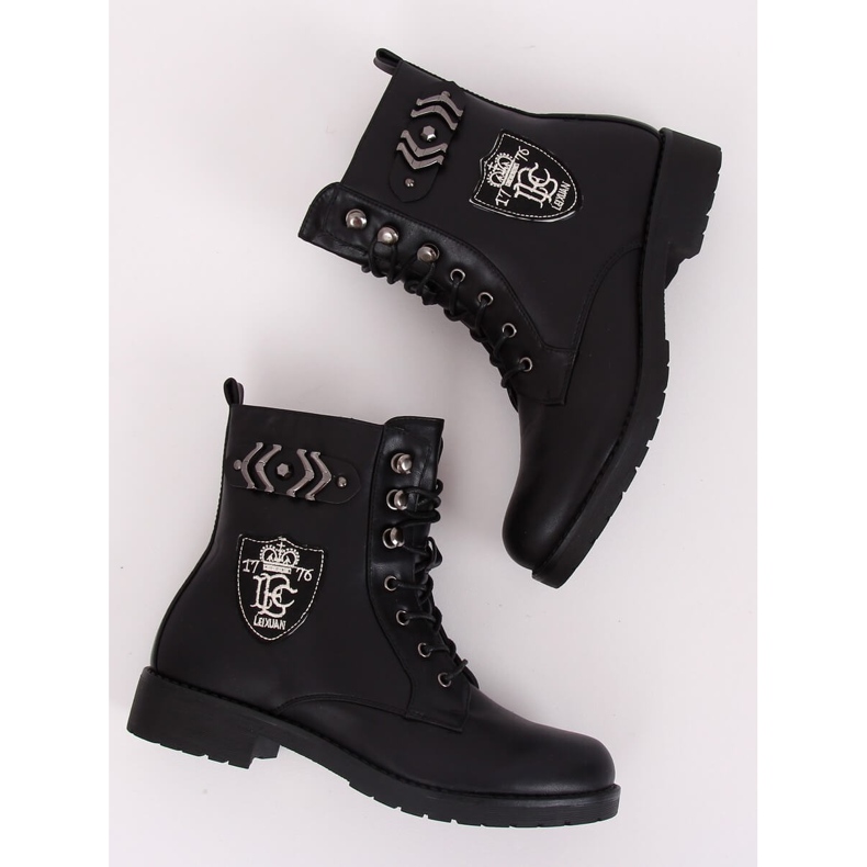 Workers military boots black X535 Black 2