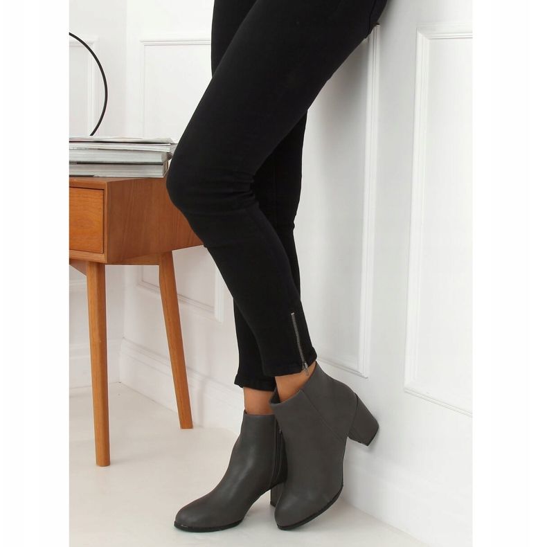 Classic gray high heels 77-71 Gray grey 2