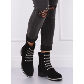 Black military boots CH1818-2 Black 1