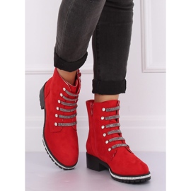 Military red boots CH1818-2 Red 1