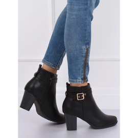 Black high-heeled boots F169 Black 1