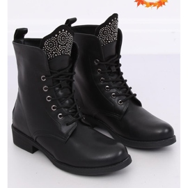 Black military boots 7369-PA Black 1
