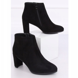Classic black high-heeled boots A6801 Black 1