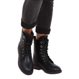 Black Workery boots W361 Black 2