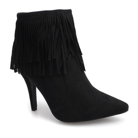 Black boots on a pin Boho 99-95 Black 1