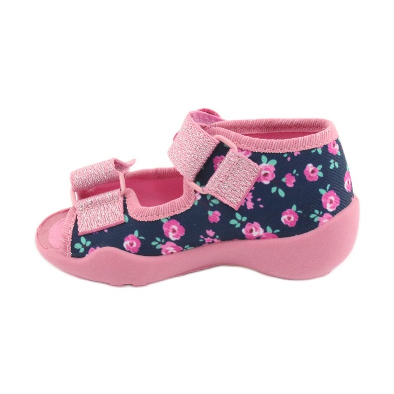 Befado yellow children's shoes 242P094 navy blue pink 2 Befado yellow children's shoes 242P094 navy blue pink 2
