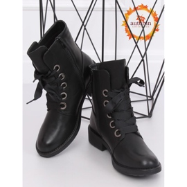 Lace-up boots black ZX2805 Black 1