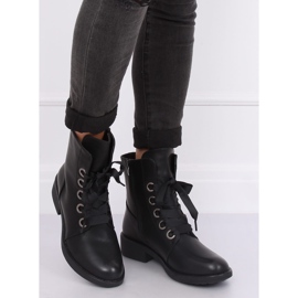 Lace-up boots black ZX2805 Black 2