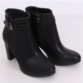 Black F815-2 Black high-heeled boots 1