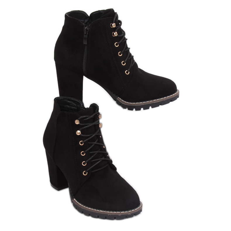 Black high-heeled boots 995-30 Black 1 Black high-heeled boots 995-30 Black 1