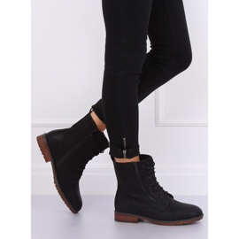 Black Workery boots W333 Black 2