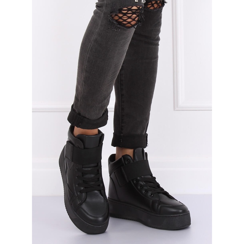 Black sneakers LA55 Black 2