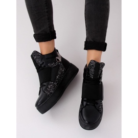 Black sneakers LA56 Black 2