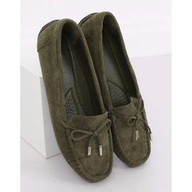 Green Women's loafers R812 Green 1