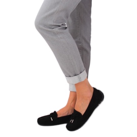 Black women's loafers R812 Black 2 Black women's loafers R812 Black 2