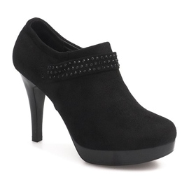 Elegant Boots On High Heel 9214-1 Black 1