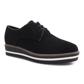 Black lace-up shoes from Paulette 1