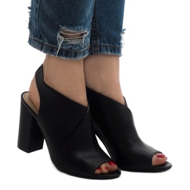 Black boots open on the post 0280-86 2