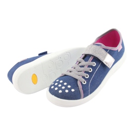 Befado children's shoes 251Q109 blue pink grey 4