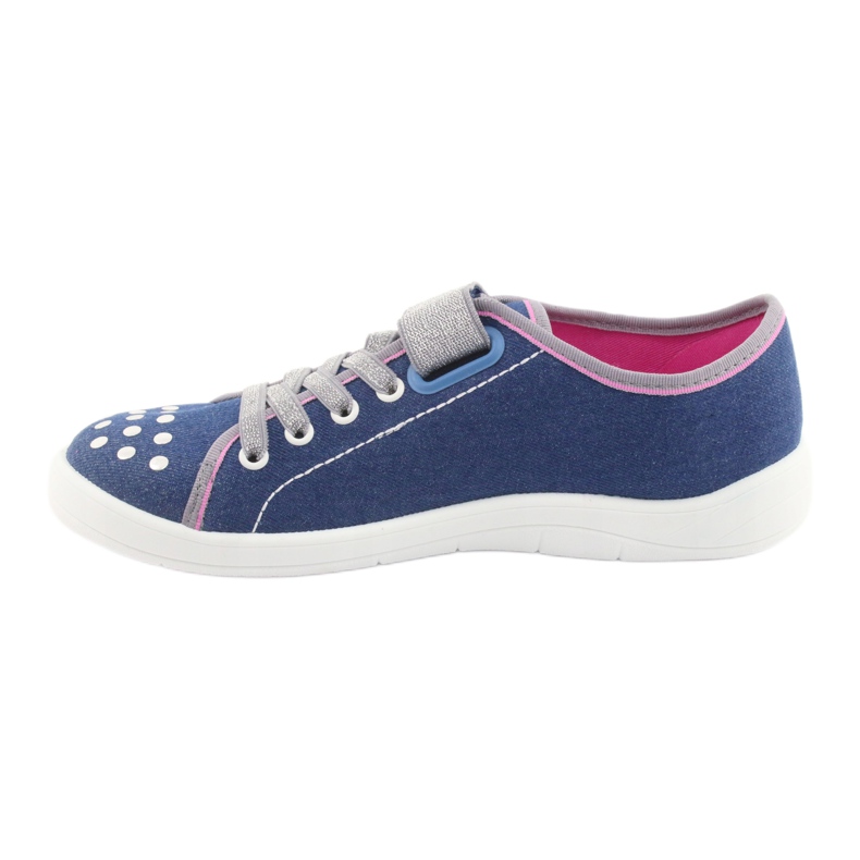 Befado children's shoes 251Q109 blue pink grey 2
