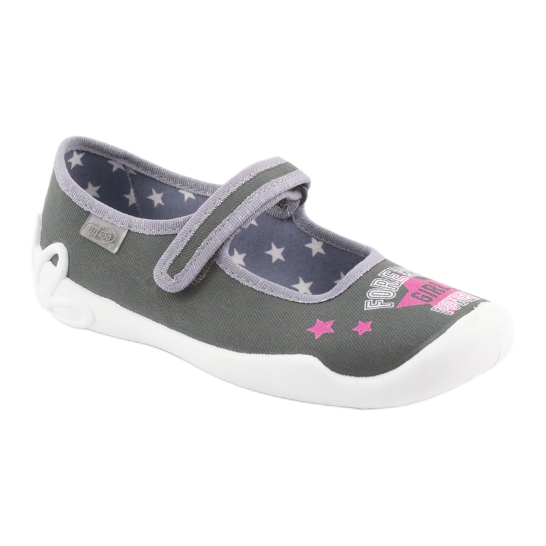 Befado children's shoes 114Y370 pink grey 1 Befado children's shoes 114Y370 pink grey 1