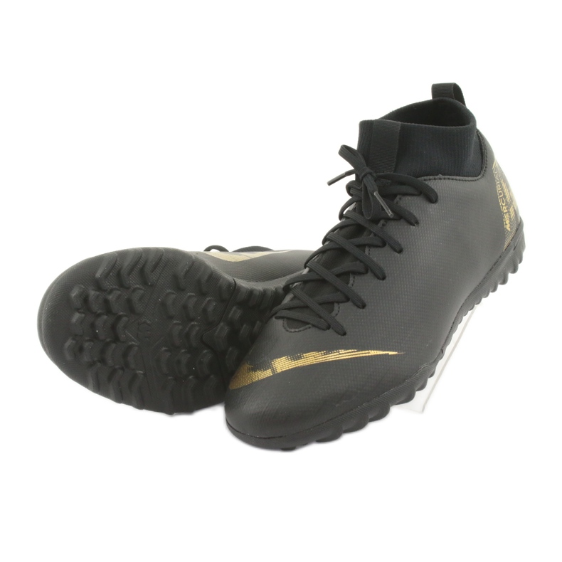 Nike Mercurial SuperflyX 6 Academy Gs Tf Jr AH7344-077 football shoes black 4