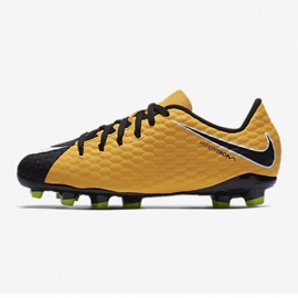 Nike Hypervenom Phelon Iii Fg Jr 852595 801 yellow shoes 1