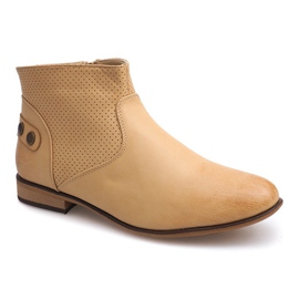 Elegant boots, shoes CM06 Beige 1