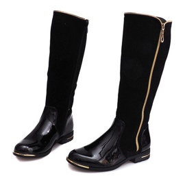 Openwork boots 6792 Black 1