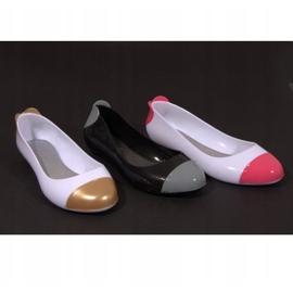 Meliski 104 Black ballerinas grey 1