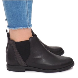 Black Booties With Eraser 951-PA 1