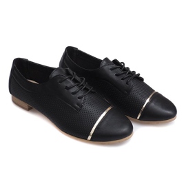 Women's Openwork Jazz Shoes 6-154 Black 1
