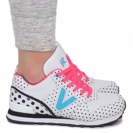 Sports Sneakers B1573-4 White black multicolored 1