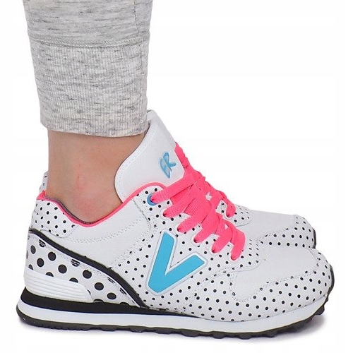 Sports Sneakers B1573-4 White black multicolored 1