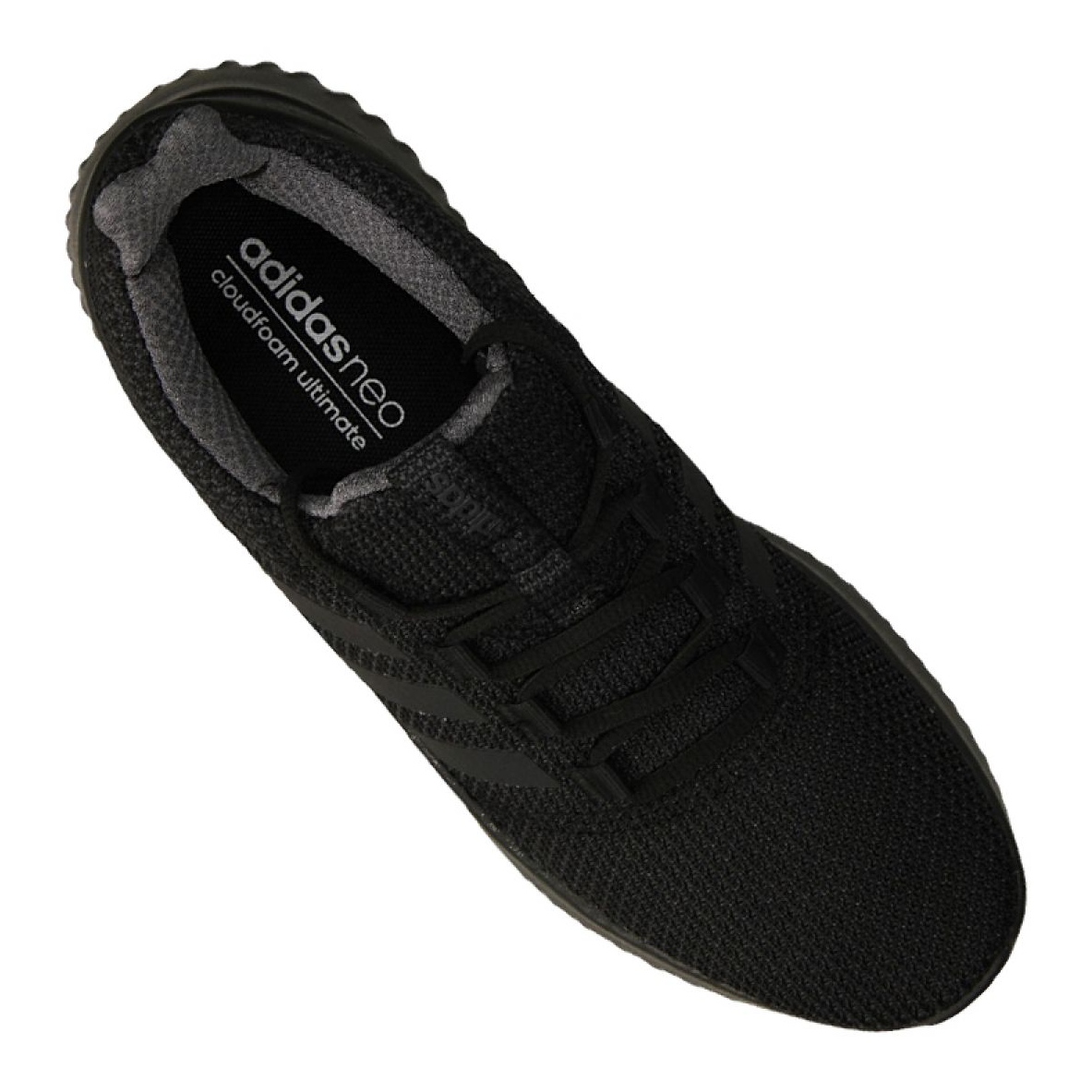 Adidas neo cloudfoam ultimate black cheap