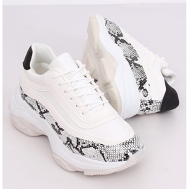 YY-02 White snake white sports shoes multicolored 2