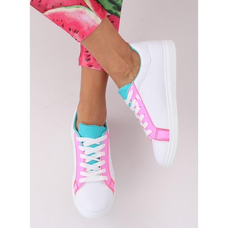 Women's sneakers W-3116 Fushia white multicolored 2