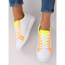 Women's sneakers W-3116 Orange white yellow 2 Women's sneakers W-3116 Orange white yellow 2