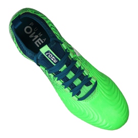 Football boots Puma One 18.3 Syn Fg M 104870 03 green green 1 Football boots Puma One 18.3 Syn Fg M 104870 03 green green 1