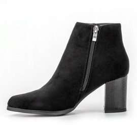 Filippo Suede Booties On A Bar black 1